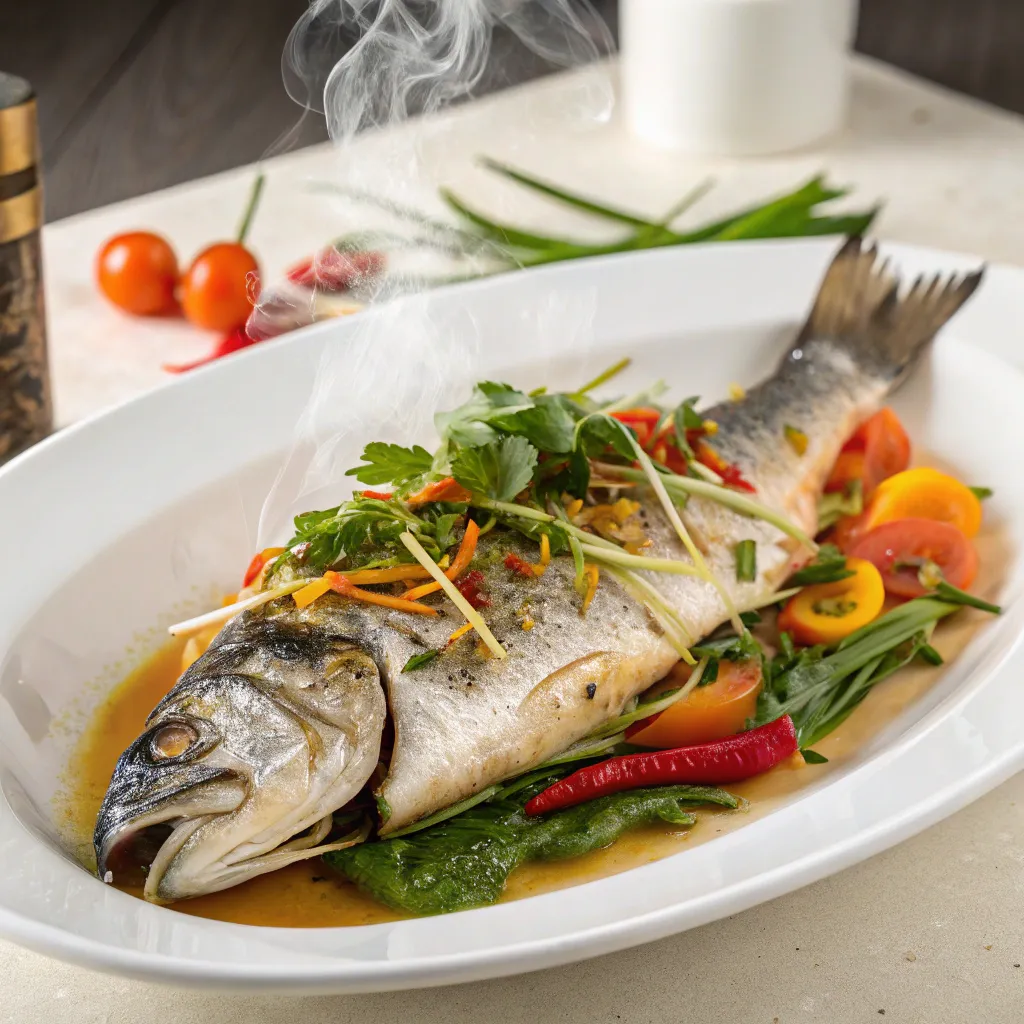 Sophia's Delicious Steamed Fish